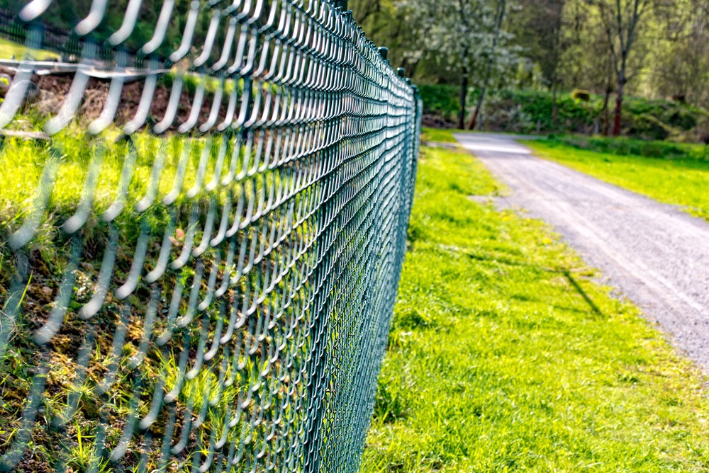 Close-up Of A Chain Link Fence
