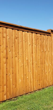 A Residential Wooden Fence
